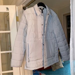 🩵 NWT Rains Shirt Jacket (Brand New, Never Worn, Exclusive Color)